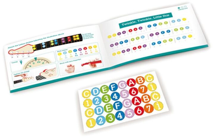 Hape Early Melodies Ξύλινη Κιθάρα Ukulele Rock N Roll (E0626A) (2)