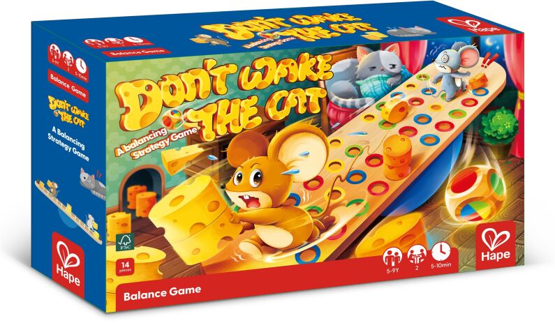 Hape Early Explorer Ξύλινο Balance Don't Wake Up The Cat (E1669A) (0)