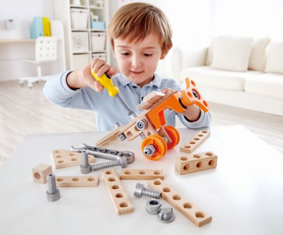 Hape Early Explorer Ξύλινο Σετ Εργαλεία Starter Experiment (E3031A) (1)