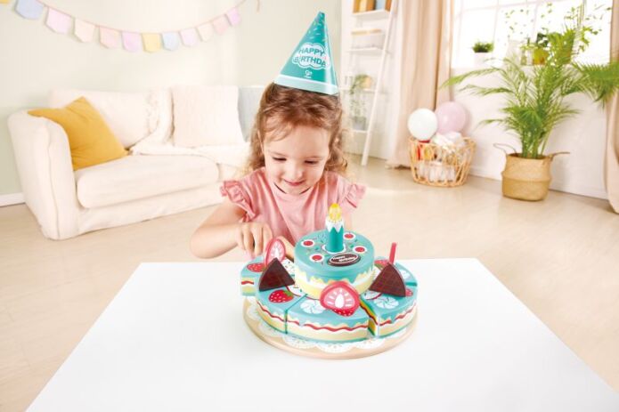 Hape Playfully Delicious Ξύλινη Τούρτα Γενεθλίων Happy Birthday (E3180A) (3)