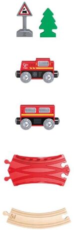 Hape Railway Ξύλινο Classic Figure 8 Τρένο Set (E3793A) (4)