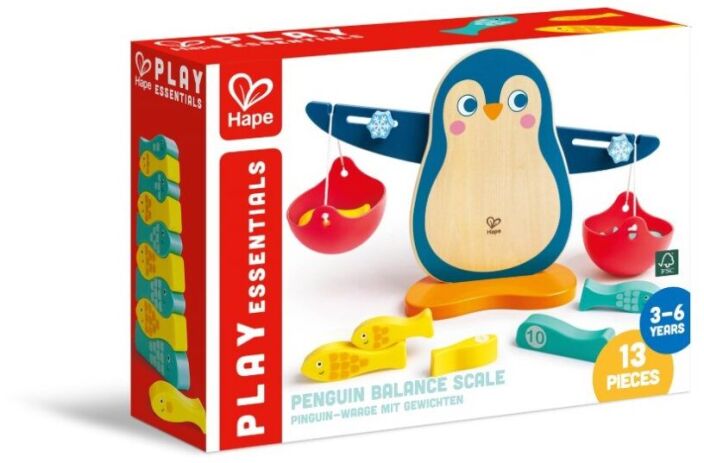 Hape Early Explorer Ξύλινη Ζυγαριά Penguin Balance Scale (E1074A) (1)