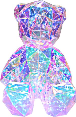 iDance Origami Bear With Lighting 25cm. (LBEAR25) (0)