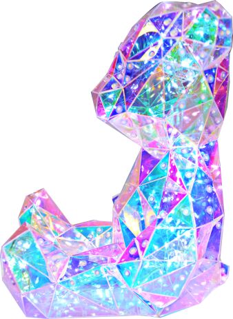 iDance Origami Bear With Lighting 25cm. (LBEAR25) (4)