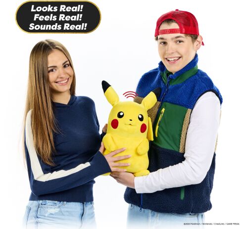 Wow Λούτρινο Pokemon:Pikachu Real FX 40cm (POK-1001) (11)