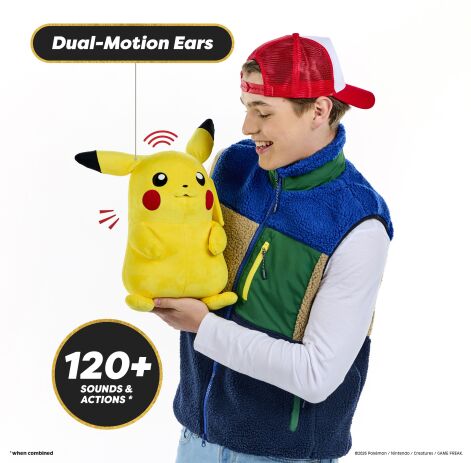 Wow Λούτρινο Pokemon:Pikachu Real FX 40cm (POK-1001) (9)
