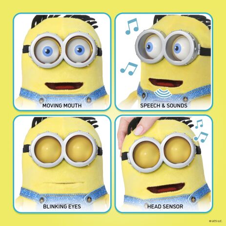 Wow Λούτρινο Minions:Henry 21cm (MIN-1050) (2)