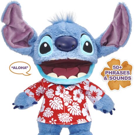 WOW Λούτρινο Disney Stitch:Chatty Stitch Hawaiian 30cm (DIS-1027-01) (2)