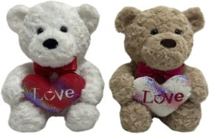 QF Λούτρινo Αρκούδα 25cm-2 Σχέδια-1Τμχ (UT24-A087-25CM) (0)