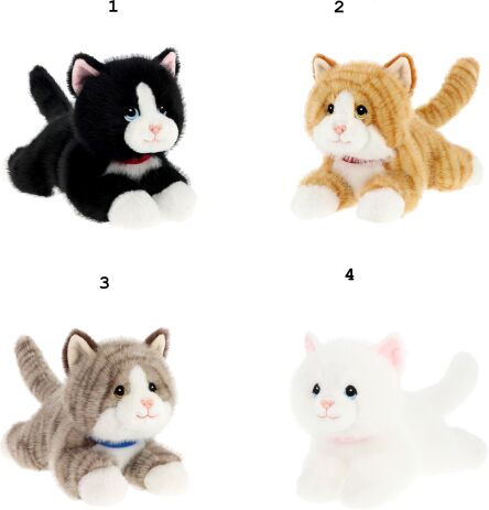 Keel Eco Λούτρινα Γατάκια 28cm-4 Σχέδια (SE4250) (1)