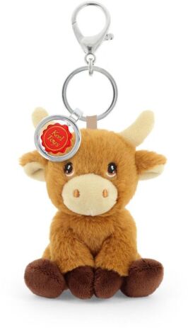 Keel Eco Λούτρινο Μπρελόκ Αγελάδα Highland 12cm (BC4442) (0)