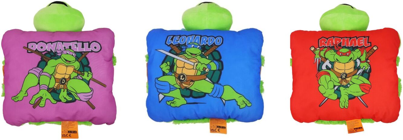 TMI Λούτρινο Μαξιλάρι TMNT-3 Σχέδια (T00895) (3)