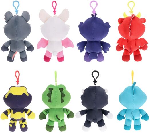 Poppy Playtime Λούτρινο Μπρελόκ Nightmare Critters-8 Σχέδια-1Τμχ (PC7701) (2)