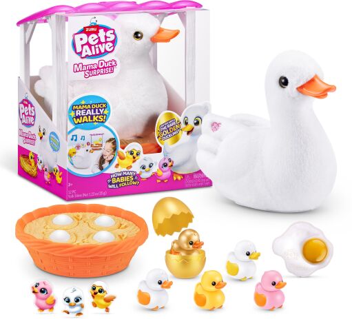 Zuru Λούτρινο Pets Alive Mama Duck& Baby (9548) (0)
