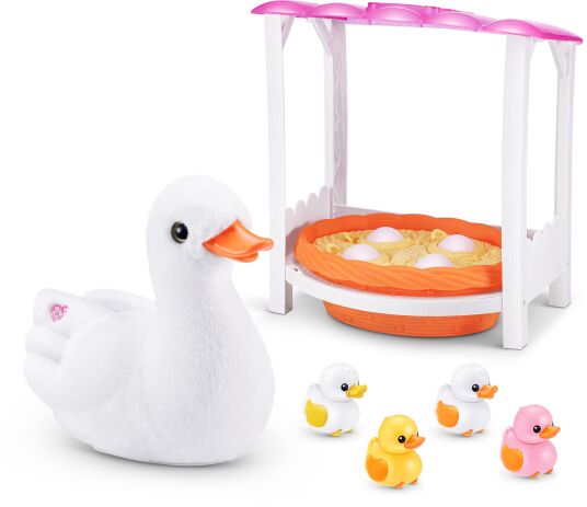 Zuru Λούτρινο Pets Alive Mama Duck& Baby (9548) (3)