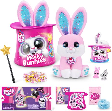 Zuru Λούτρινο Pets Alive Magic Bunny Series 1-3 Σχέδια (9549) (5)