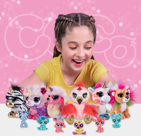 Zuru Λούτρινο Coco Surprise-Cones Fantasy-6 Σχέδια (9608SQ1) (3)