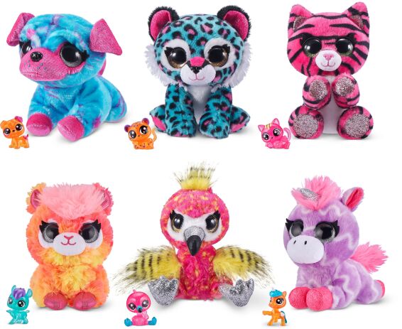 Zuru Λούτρινο Coco Surprise-Cones Neon-7 Σχέδια (9609SQ1) (8)