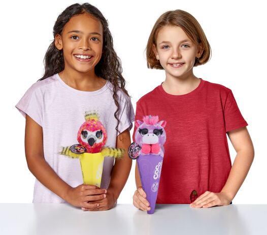 Zuru Λούτρινο Coco Surprise-Cones Neon-7 Σχέδια (9609SQ1) (9)