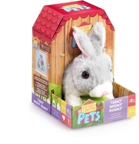 Addo Λούτρινο Teeny Weeny Bunny Grey (11161-B) (1)