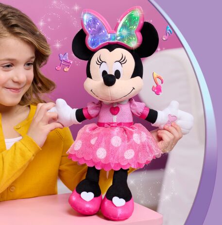 Jpl Minnie Λούτρινο Minnie Mouse 38cm (13118) (4)