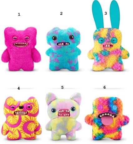 Zuru Λούτρινο Fuggler Big Fugg-6 Σχέδια (15733) (1)