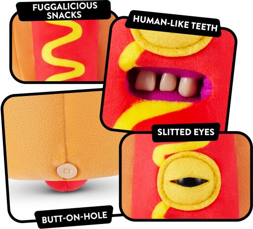 Zuru Λούτρινο Fuggler Fuggalicious-7 Σχέδια-1Τμχ (15751) (8)