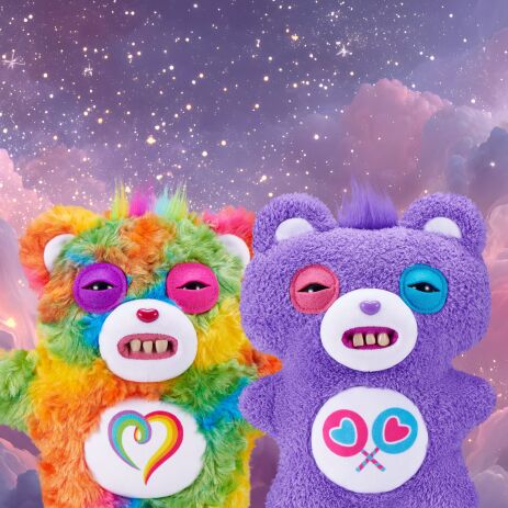 Zuru Λούτρινο Fuggler Care Bears-4 Σχέδια (15755) (8)