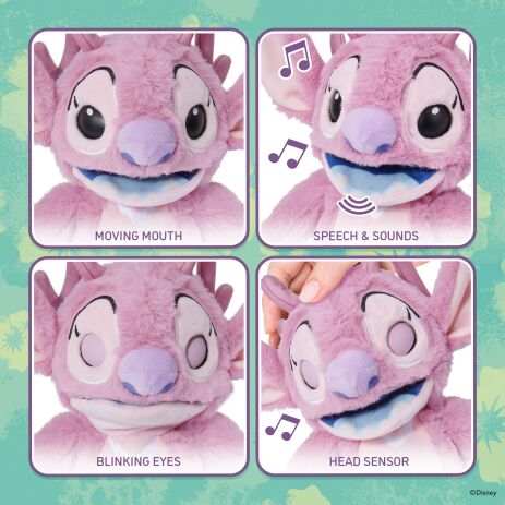 Wow Λούτρινο Disney Stitch:Angel 21cm (DIS-1038) (3)