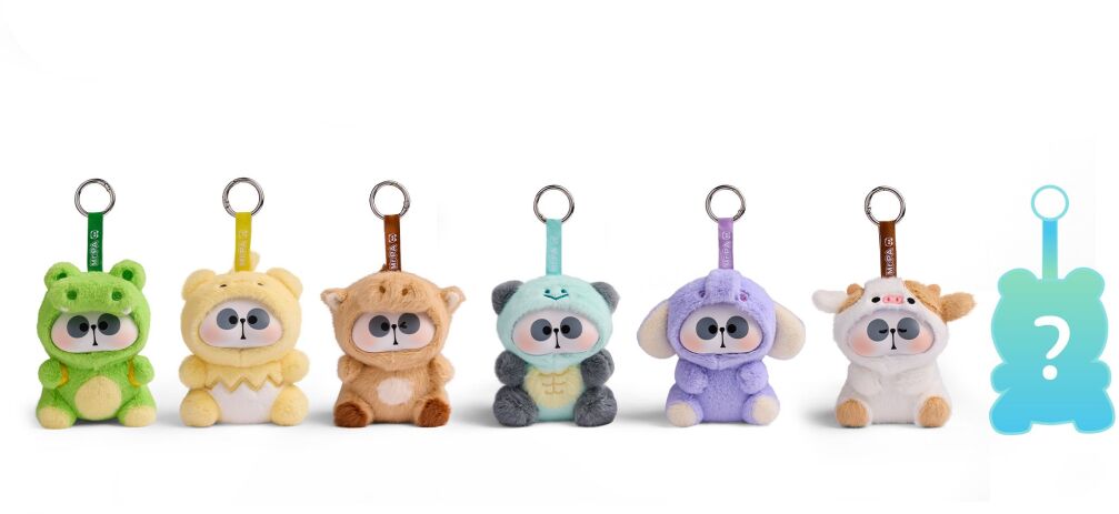 Mr.Pa Λούτρινο Μπρελόκ Animal Daycare 15cm-7 Σχέδια-1Τμχ (MR350001G) (0)