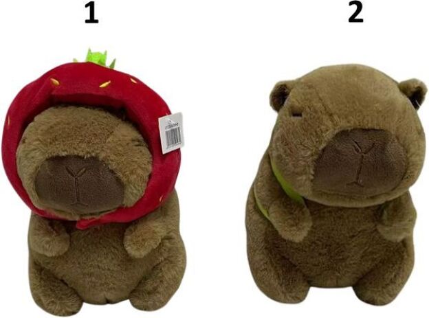 QF Λούτρινο Καπιμπάρα 20cm-2 Σχέδια (UT25-A009-8) (1)