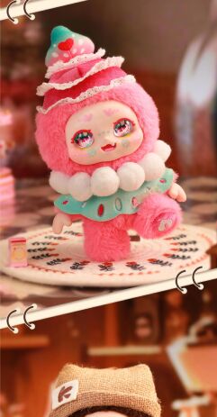 CTCP Kimmon Λούτρινο Κλιπ Let's Cafe-7 Σχέδια-1 Τμχ (556023) (4)