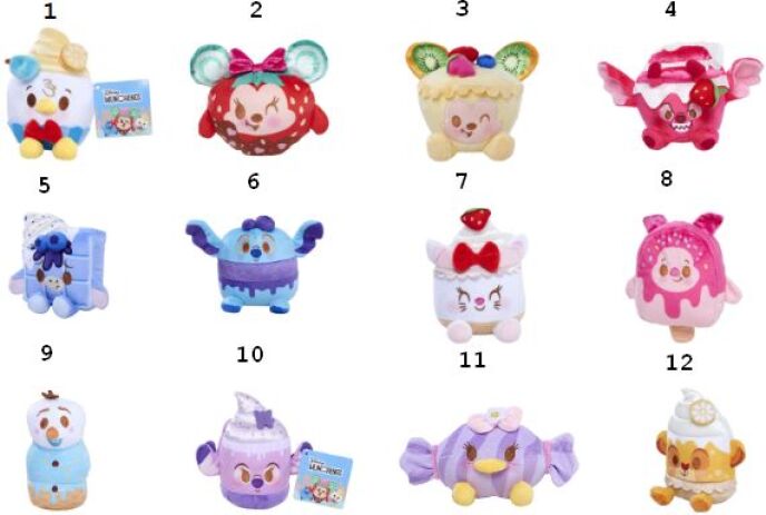 Simba Λούτρινο Disney Munchlings 10cm-12 Σχέδια (1)