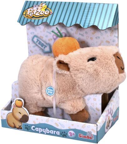 Simba Λούτρινο PetZoo Capybara 17cm (105890215) (1)