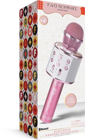 ThreeSixty Μικρόφωνο Karaoke Bluetooth Ροζ (1103021860) (1)