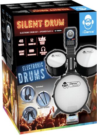 iDance Σετ Electronic Drums (SILENT-DRUM-S100N) (1)