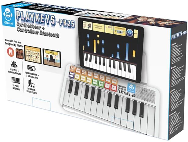iDance Πιάνο PK-25 White (PLAYKEYS-25) (1)