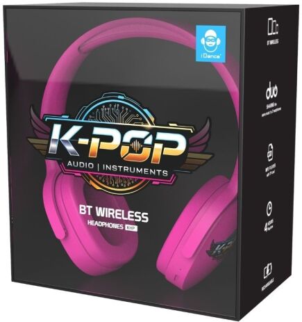 iDance Ακουστικά Bluetooth K-Pop Pink (KHP(PK) (1)