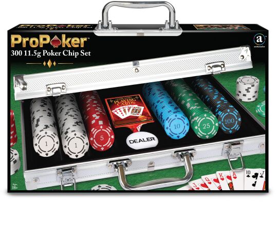 MAM Pro Poker Texas Hold'em Σετ Μάρκες 300Τμχ (PR03352SP4) (0)
