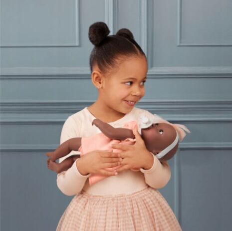 Lullababy Μωρό With Pink Dress (LBY7312Z) (2)