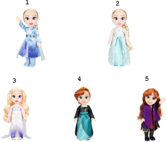 JP Disney Frozen Franchise Doll-5 Σχέδια (217144-V1) (1)