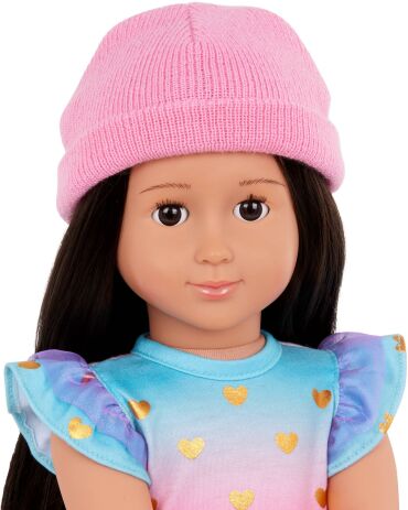 Our Generation Ενδυμασία Edgy Style With Heart Print Dress (BD30529Z) (3)