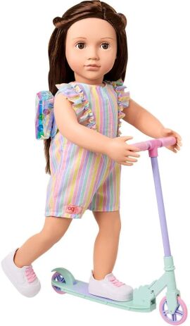 Our Generation Ενδυμασία Deluxe Scooter With Lollipop (BD30556Z) (2)