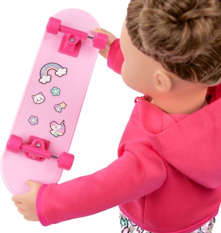 Our Generation Ενδυμασία Deluxe With Hoodie & Skateboard (BD30568Z) (5)