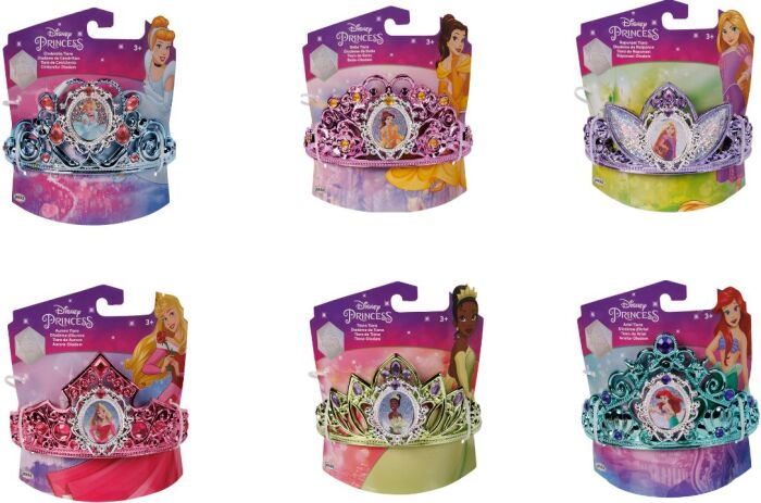 Jakks Pacific Disney Princess Tiara-6 Σχέδια (230684) (2)