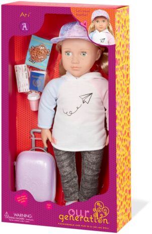 Our Generation Κούκλα Ari & Βαλίτσα (BD31326Z) (1)