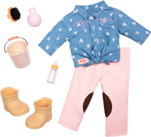 Our Generation Κούκλα Yanira & Πουλάρι (BD31386Z) (3)