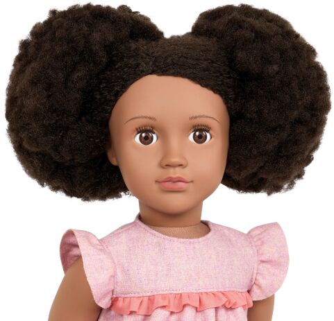 Our Generation Κούκλα Rochelle w/Pink Dress & Grey Socks (BD31402Z) (3)