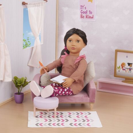 Our Generation Κούκλα Rosalia w/Rose Hair Elastic (BD31406) (4)