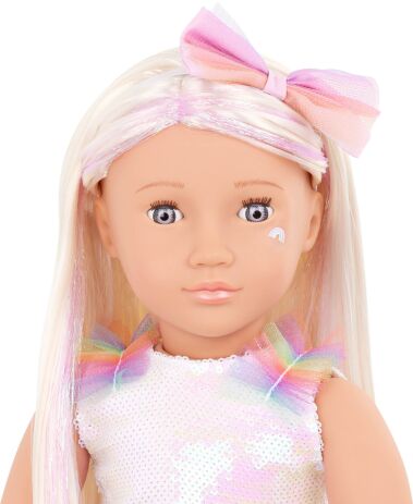 Our Generation Κούκλα Iris With Unicorn Outfit (BD31503Z) (2)